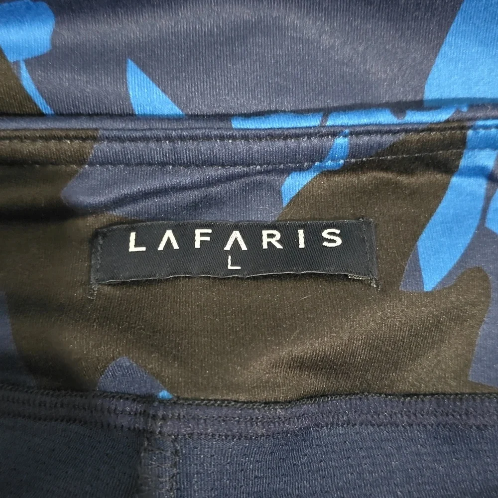 Lafaris brand skirt‎ with built-in shorts Blue camo pattern size Large